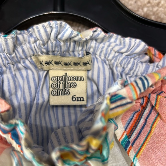 Anthem of the Ants Baby Abstract Herringbone Ruffled Dress - Picture 3 of 3